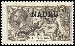 * N°12a, 2/6. Sépia. SC#16 - SG#19. 2/6 Half Crown. Deep Brown De La Rue Printing. TB. - Nauru