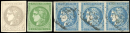 * Petit Lot De Timbres De FRANCE (Siège De Paris, Emission De Bordeaux Et Cérès Dentelé) Neufs Ou Oblitérés Dont N°41B + - Sammlungen