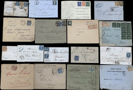 O Collection De Lettre De FRANCE De Toutes Périodes, CLASSIQUE ET MODERNE. Très Bon Lot à étudier. SUP. - Collections