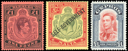 * Petit Ensemble De Timbres Des Colonies Anglaises Dont HONG KONG, CHYPRE, MALTE, BERMUDE, GIBRALTAR, Etc... Très Bel En - Sonstige & Ohne Zuordnung