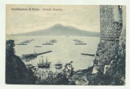 CASTELLAMMARE DI STABIA - CASTELLO ANGIOINO 1928 VIAGGIATA FP - Castellammare Di Stabia