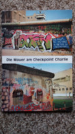 CPM BERLIN MUR DIE MAUER AM CHECKPOINT CHARLIE 1998 TAGS GRAFFITIED GITSCHINER - Muro Di Berlino