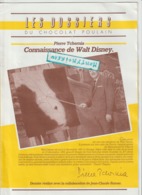 Vieux  Papier  :  Poulain  Chocolat   Image  Album  : Connaissance De  Walt  Disney Par Pierre Tchernia - Chocolat