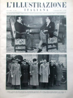 L'Illustrazione Italiana 12 Dicembre 1937 Pirandello Laurel Hardy Palestina Duce - Sonstige