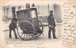 Thème:   Attelage Divers Et Chaise A Porteur.  Une Vinaigrette   60 Beauvais    (Voir Scan) - Andere & Zonder Classificatie