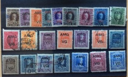 MARCA DA BOLLO  TRIESTE AMG VG   LOTTO DI 23 PEZZI SCELTI - Revenue Stamps