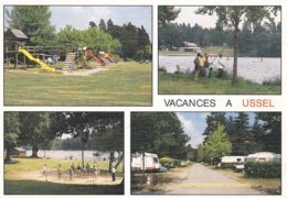 19-----Vacances A USSEL--plan D'eau Du Ponty Et Camping---multi-vues--voir 2 Scans - Ussel