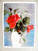 Postal Stationery Card Carte Ussr 1958 Flowers Roses - 1950-59