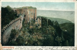 Château Du Hohkönigsburg  Vue D'une Partie Des Remparts Belle Cromolitho De 19...?  Félix Luib - Châteaux