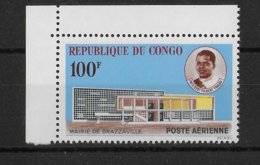 CONGO - RARE POSTE AERIENNE YVERT N° 11 ** MNH - COTE = 170 EUR. - Nuevas/fijasellos