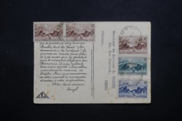 OCÉANIE - Affranchissement Plaisant De Tahiti Sur Carte Publicitaire ( Biomarine De Dieppe ) En 1949 - L 42682 - Cartas & Documentos