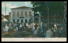 SÃO TOMÉ E PRÍNCIPE-FEIRAS E MERCADOS - Mercado - Cidade(Ed.António Joaquim Brás Nº 5775)carte Postale - São Tomé Und Príncipe