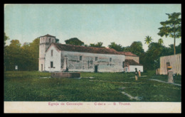 SÃO TOMÉ E PRÍNCIPE - Egreja Da Conceição - Cidade (Ed.António Joaquim Brás Nº 5787) Carte Postale - São Tomé Und Príncipe