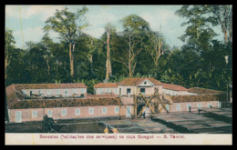 SÃO TOMÉ E PRÍNCIPE - Senzalas(habitações Dos Serviçaes)na Roça Guegué (Ed.António Joaquim Brás Nº 5791) Carte Postale - São Tomé Und Príncipe