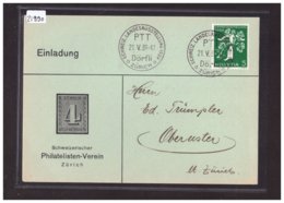 GRÖSSE 10x15cm - ZÜRICH - SCHWEIZ. PHILATELISTEN VEREIN - MONSCHEINFAHRT NACH MÄNNEDORF - TB - Männedorf