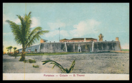 SÃO TOMÉ E PRÍNCIPE - Fortaleza - Cidade  (Ed.António Joaquim Brás Nº 5802) Carte Postale - São Tomé Und Príncipe
