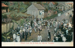 SÃO TOMÉ E PRÍNCIPE-ROMARIAS-Danço N'um Dia De Festa Na Villa Da Trindade.(Ed.António Joaquim Bráz) Carte Postale - São Tomé Und Príncipe