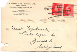 Cartolina Postale Con Bolli Perfin( 222 ) - Briefe U. Dokumente