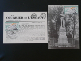 Carte Maximum Card (x2) Journal Journalisme Courrier De L'Escaut Newspaper Belgique 1979 - 1971-1980