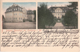 Schloss Benndorf Bei FROHBURG Sachsen Autograf Adel An Gräfin Von Wedel Haus Sandfort B Olfen Gelaufen 26.6.1907 - Geithain