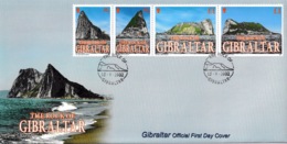 GIBRALTAR 2002 Views Of The Rock Of Gibraltar: First Day Cover CANCELLED - Gibraltar