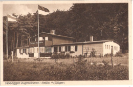 SELLIN Jugendheim Rosegger Beflaggt Gelaufen 10.7.1936 Nach Dresden Weitergeleitet - Sellin