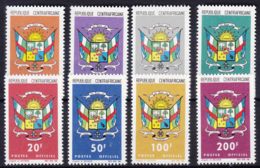 Central African Republic 1965 Officials Mi#1-10 Mint Never Hinged Short Set (miss. 2 Stamps) - Centrafricaine (République)