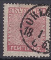 Sweden 1858 Mi#12 Used - Gebruikt