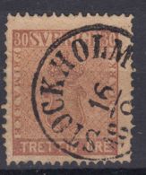 Sweden 1858 Mi#11 Used - Gebruikt