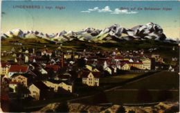 CPA AK LINDENBERG I. ALLGÄU Blick Auf Schweizer Alpen GERMANY (865721) - Lindenberg I. Allg.