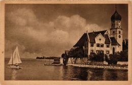 CPA AK WASSERBURG A. BODENSEE Kirche U. Pfarrhaus GERMANY (866136) - Wasserburg A. Bodensee