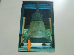 MYUNMAR BURMA BIRMANIE MINGUN NEAR MANDALAY THE GREAT MINGUN BELL THE WORLD'S LARGEST RINGING BELL. - Myanmar (Burma)