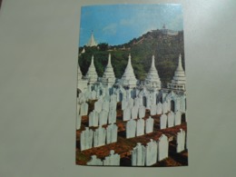 MYUNMAR BURMA BIRMANIE MANDALAY TRIPITAKA COMMENTARIES IN STONE AND MANDALAY HILL - Myanmar (Burma)