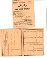 CARNET INDIVIDUEL DE PAYEMENT  MILITAIRE -NEUF - Unclassified