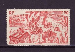 Indochine - Indochina - Mainland Southeast Poste Aérienne 1946 Y&T N°PA42 - Michel N°F354 * - 1,50p Tchad Au Rhin - Poste Aérienne