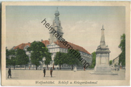 Wolfenbüttel - Schloss Und Kriegerdenkmal - Verlag M. Glückstadt & Münden Hamburg - Feldpost - Wolfenbuettel