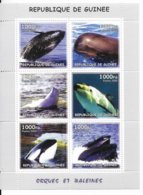 GUINEE - 2002 - SERIE COMPLETE ** MNH - ORQUES ET BALEINES - Guinée (1958-...)