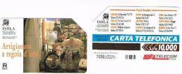 TELECOM ITALIA - C.& C. 2506 - ISOLA: ARTIGIANATO SARDO   - USATE - Public Special Or Commemorative