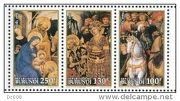 Burundi COB 1014/6 Christmas 1992 MNH - Unused Stamps
