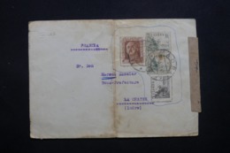 ESPAGNE - Censure De Madrid Sur Enveloppe Pour La France En 1942 - L 42726 - Marcas De Censura Nacional