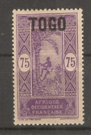 Togo _ Timbre Du Dahomey_ Surcharge 60 Absente( 1922)   N°58A - Andere & Zonder Classificatie