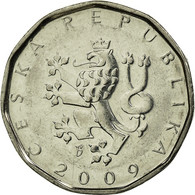 Monnaie, République Tchèque, 2 Koruny, 2009, TTB, Nickel Plated Steel, KM:9 - Tchéquie