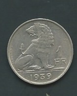 1 FRANC 1939 FR BELGIE  Pia21407 - 1 Franc