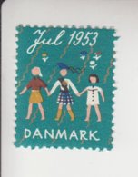 Denemarken Kerstvignet Cat.AFA Julemaerken Norden: Uitgifte Door Danmark Julemaerke Kom.jaar 1953 Pos.43 Op 50 - Feuilles Complètes Et Multiples