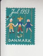 Denemarken Kerstvignet Cat.AFA Julemaerken Norden: Uitgifte Door Danmark Julemaerke Kom.jaar 1953 Pos.45 Op 50 - Hojas Completas