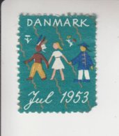 Denemarken Kerstvignet Cat.AFA Julemaerken Norden: Uitgifte Door Danmark Julemaerke Kom.jaar 1953 Pos.48 Op 50 - Hojas Completas