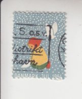 Denemarken Kerstvignet Cat.AFA Julemaerken Norden: Uitgifte Door Danmark Julemaerke Kom.jaar 1954 Pos.10 Op 50 - Hojas Completas