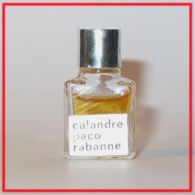 Paco RABANNE : Miniature De Collection. Calandre, Parfum, 1 Ml. Parfait état - Miniatures Hommes (sans Boite)