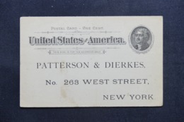 ETATS UNIS - Entier Postal Commercial De New York Non Circulé - L 42754 - ...-1900