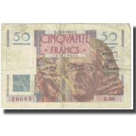 France, 50 Francs, 1947, 1947-03-20, TTB, Fayette:20.7, KM:127b - 50 F 1946-1951 ''Le Verrier''